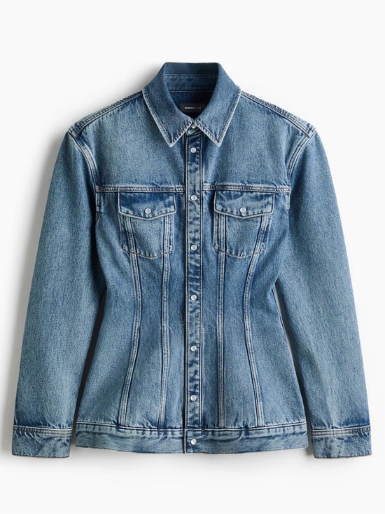 WARDROBE.NYC Jackets & Blazers - WARDROBE.NYC & H&M Denim Hourglass Jacket